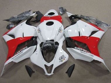 Cheap 2009-2012 Honda CBR600RR Motorcycle Fairings Kits - White Red Glossy Black Canada