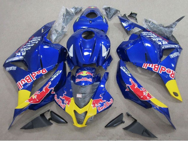 2009-2012 Honda CBR600RR Motorcycle Fairings - Blue Yellow Red Bull Canada