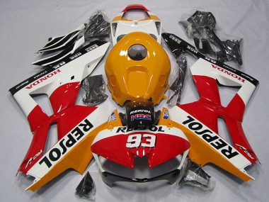 Cheap 2013-2026 Honda CBR600RR Motorcycle Fairing - Orange White Red Glossy Black Repsol 93 Canada