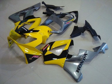 Cheap 2000-2001 Honda CBR900RR 929 Motorcycle Fairings - Yellow Silver Glossy Black Canada