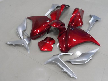 Cheap 2010-2014 Honda VFR 1200 Motorcycle Fairings - Silver Red Canada