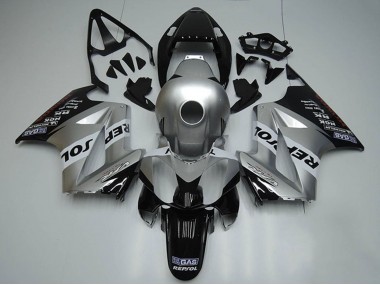 Cheap 2002-2013 Honda VFR 800 Motorcycle Fairings - Silver White Glossy Black Repsol Canada