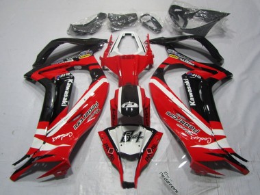 Cheap 2011-2015 Kawasaki ZX10R Motorcycle Fairings - White Red Black Pedercini Canada