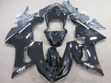 Cheap 2005-2006 Kawasaki ZX6R Motorcycle Fairing - Glossy Black Canada
