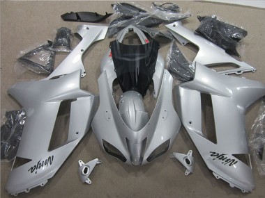 Cheap 2007-2008 Kawasaki ZX6R Motorcycle Fairings - Silver Canada