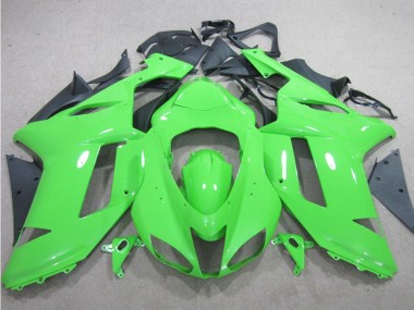 Cheap 2007-2008 Kawasaki ZX6R Motorcycle Fairings - Green Canada