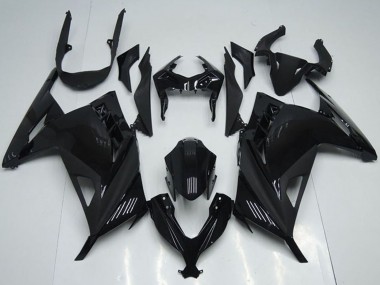 Cheap 2013-2018 Kawasaki ZX300R Motorcycle Fairings - Glossy Black Canada