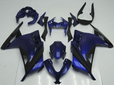 Cheap 2013-2018 Kawasaki ZX300R Motorcycle Fairings - Blue Black Canada