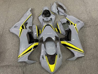 Cheap 2017-2023 Honda CBR1000RR Motorcycle Fairings - Nardo Grey with Yellow Stripe Canada