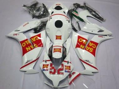 Cheap 2012-2016 Honda CBR1000RR Motorcycle Fairings - White Red Yellow San Carlo Canada