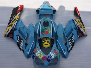 Cheap 2004-2005 Honda CBR1000RR Motorcycle Fairings - Blue Yellow Black Red Shark Canada