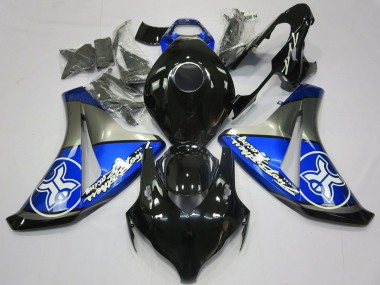 Cheap 2008-2011 Honda CBR1000RR Motorcycle Fairings - Blue Grey Glossy Black Canada