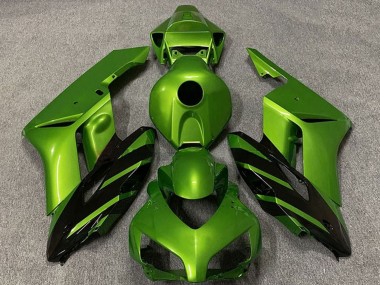 Cheap 2004-2005 Honda CBR1000RR Motorcycle Fairings - Green Glossy Black Stripe Canada