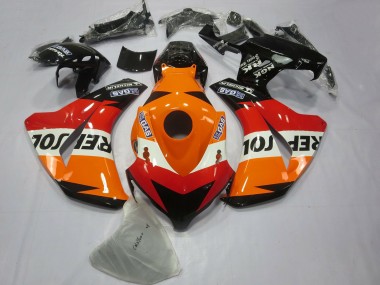 Cheap 2008-2011 Honda CBR1000RR Bike Fairings - Orange White Red Glossy Black Repsol Canada