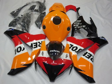 Cheap 2008-2011 Honda CBR1000RR Motorcycle Fairing Kits - Orange White Red Glossy Black Repsol Canada
