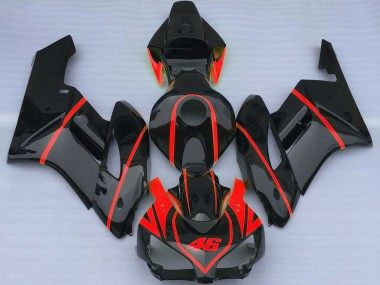 Cheap 2004-2005 Honda CBR1000RR Motorcycle Fairings - Glossy Black Red Canada