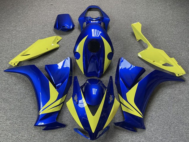 2012-2016 Honda CBR1000RR Motorcycle Fairings - Blue High Vis Yellow Canada