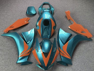 Cheap 2012-2016 Honda CBR1000RR Motorcycle Fairings - Cyan Blue Orange Canada