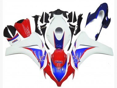 Cheap 2008-2011 Honda CBR1000RR Motorcycle Fairing Kits - White Blue Red HRC Canada