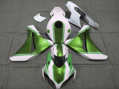 Cheap 2008-2011 Honda CBR1000RR Motorcycle Fairings - White Glossy Pearl Green Canada