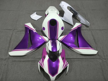 Cheap 2008-2011 Honda CBR1000RR Motorcycle Fairings - White Glossy Purple Pink Canada