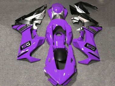 Cheap 2017-2023 Honda CBR1000RR Motorcycle Fairings - Purple White Silver Glossy Black DSI Canada