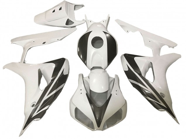 2006-2007 Honda CBR1000RR Motorcycle Fairings - White Black Stripe Canada