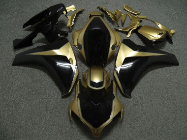 Cheap 2008-2011 Honda CBR1000RR Motorcycle Fairings - Gold Glossy Black Canada