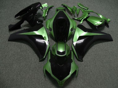 Cheap 2008-2011 Honda CBR1000RR Motorcycle Fairings - Green Glossy Black Custom Canada