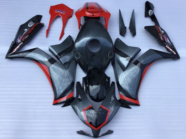2012-2016 Honda CBR1000RR Motorcycle Fairings - Grey Red Glossy Black Racing Style Canada