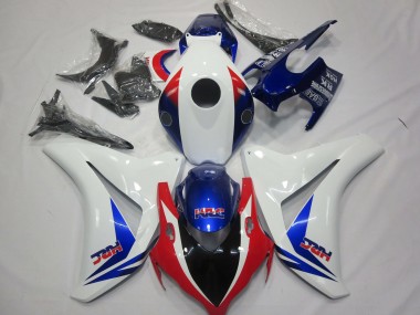 Cheap 2008-2011 Honda CBR1000RR Motorcycle Fairing - White Blue Red HRC Canada