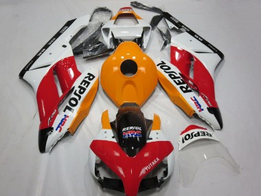 Cheap 2004-2005 Honda CBR1000RR Motorcycle Fairing - White Orange Red Glossy Black Repsol HRC Canada