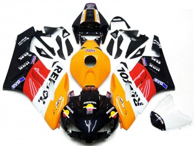 Cheap 2004-2005 Honda CBR1000RR Motorcycle Fairing Kits - Orange White Red Glossy Black Repsol Canada
