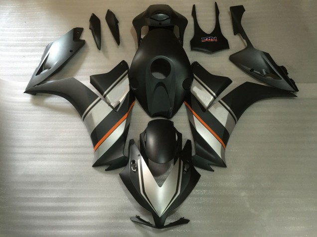 2012-2016 Honda CBR1000RR Motorcycle Fairings - Silver Orange Matte Black Canada
