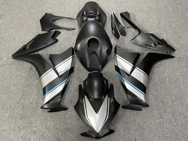 2012-2016 Honda CBR1000RR Motorcycle Fairings - Silver Light Blue Matte Black Canada