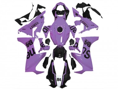 Cheap 2017-2023 Honda CBR1000RR Motorcycle Fairings - Milky Purple Glossy Black Street Flava Canada