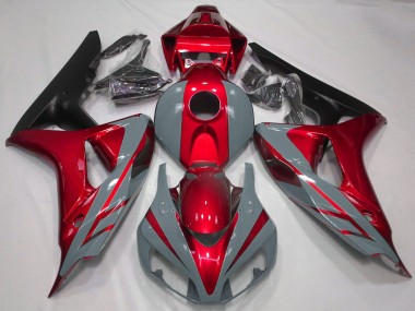 Cheap 2006-2007 Honda CBR1000RR Motorcycle Fairings - Nardo Grey Red Matte Black Canada