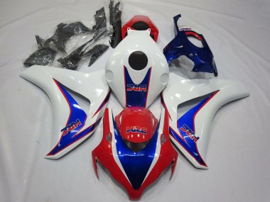 Cheap 2008-2011 Honda CBR1000RR Motorcycle Fairings - White Blue Red HRC OEM Style Canada