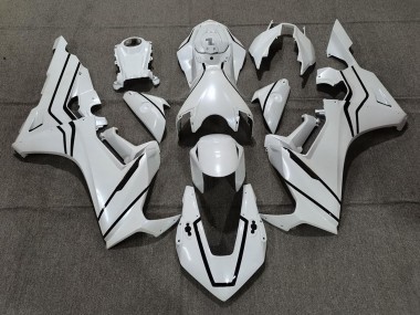 Cheap 2017-2023 Honda CBR1000RR Motorcycle Fairings - Pearl White Black Lining Canada