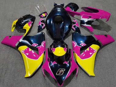 Cheap 2008-2011 Honda CBR1000RR Motorcycle Fairings - Dark Blue Pink Yellow Red Bull Canada