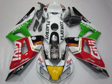 Cheap 2006-2007 Honda CBR1000RR Motorcycle Fairings - White Red Green Yellow Black Givi PlayBoy Canada