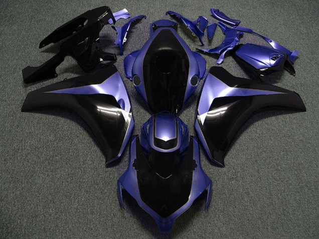 2008-2011 Honda CBR1000RR Motorcycle Fairings - Purple Glossy Black Custom Canada