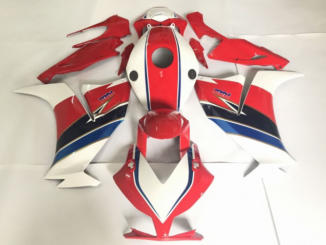 2012-2016 Honda CBR1000RR Motorcycle Fairing - White Red Blue Canada