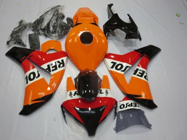 Cheap 2008-2011 Honda CBR1000RR Motorcycle Fairing - Orange White Red Glossy Black Repsol Canada