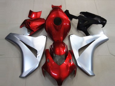 Cheap 2008-2011 Honda CBR1000RR Motorcycle Fairings - Silver Red Canada
