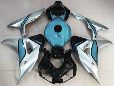 Cheap 2006-2007 Honda CBR1000RR Motorcycle Fairings - Silver Light Blue Glossy Black Canada