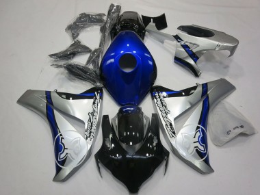 Cheap 2008-2011 Honda CBR1000RR Motorcycle Fairings - Silver Blue Glossy Black Canada