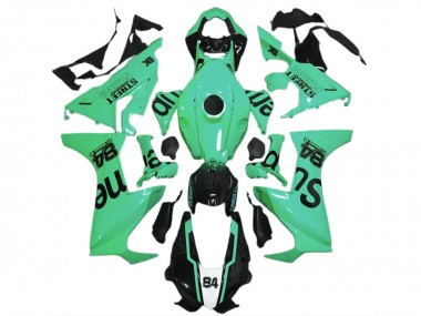 Cheap 2017-2023 Honda CBR1000RR Motorcycle Fairings - Special Green Glossy Black Street Flava Canada