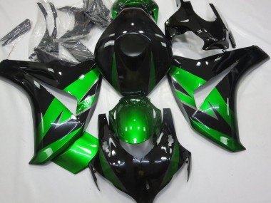 Cheap 2008-2011 Honda CBR1000RR Motorcycle Fairings - Green Glossy Black Canada