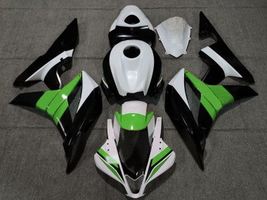 Cheap 2007-2008 Honda CBR600RR Motorcycle Fairings - White Green Glossy Black Canada